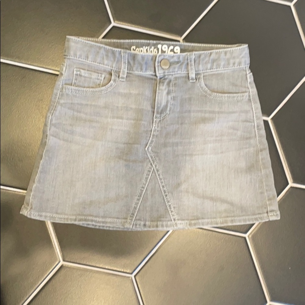 Stretch Denim Skirt
